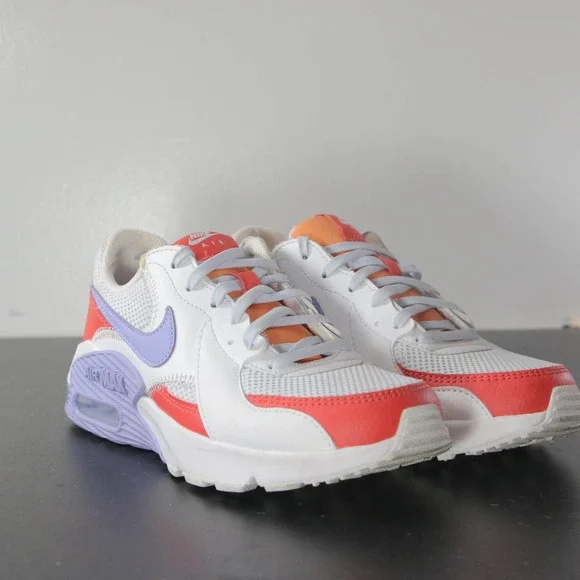 NIke Air Max Excee Low White Red Women's Sneakers 003619 Size 7Womens/5.5 Youth - Picture 2 of 9